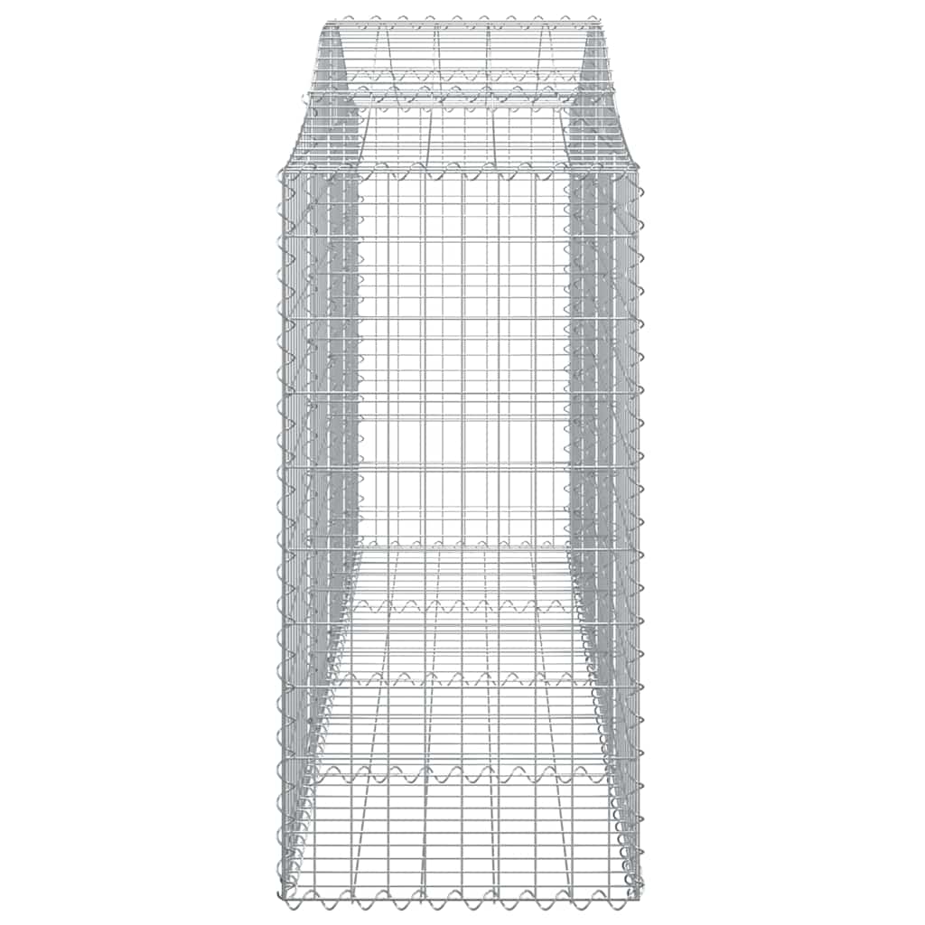 vidaXL Συρματοκιβώτια Τοξωτά 8 τεμ. 200x50x120/140 εκ. Γαλβαν. Ατσάλι - Image 5