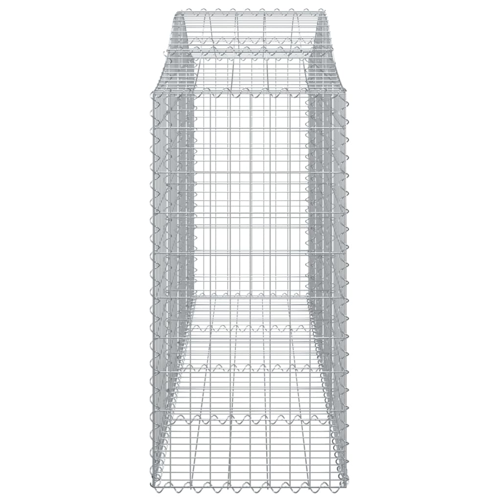 vidaXL Συρματοκιβώτια Τοξωτά 14 τεμ. 200x50x120/140 εκ. Γαλβαν. Ατσάλι - Image 5