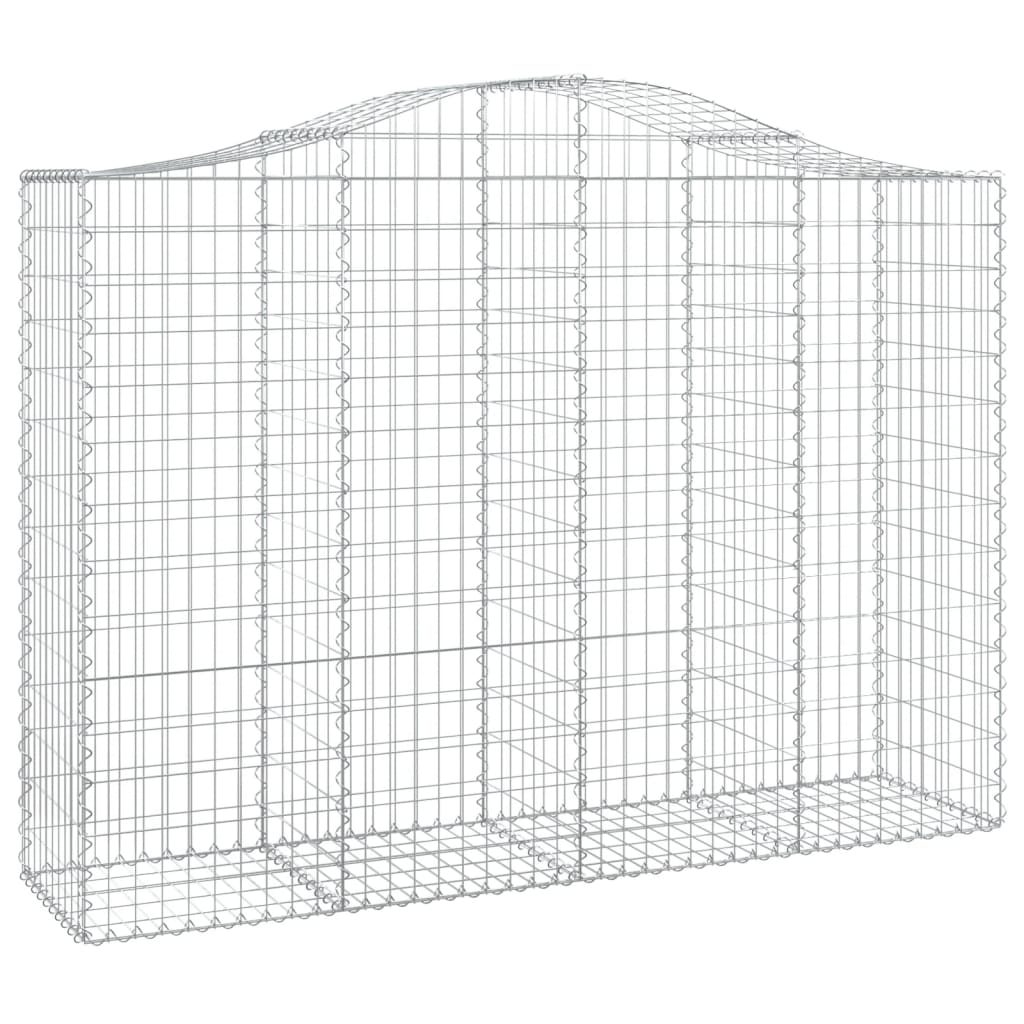 vidaXL Συρματοκιβώτια Τοξωτά 11 τεμ. 200x50x140/160 εκ. Γαλβαν. Ατσάλι - Image 3