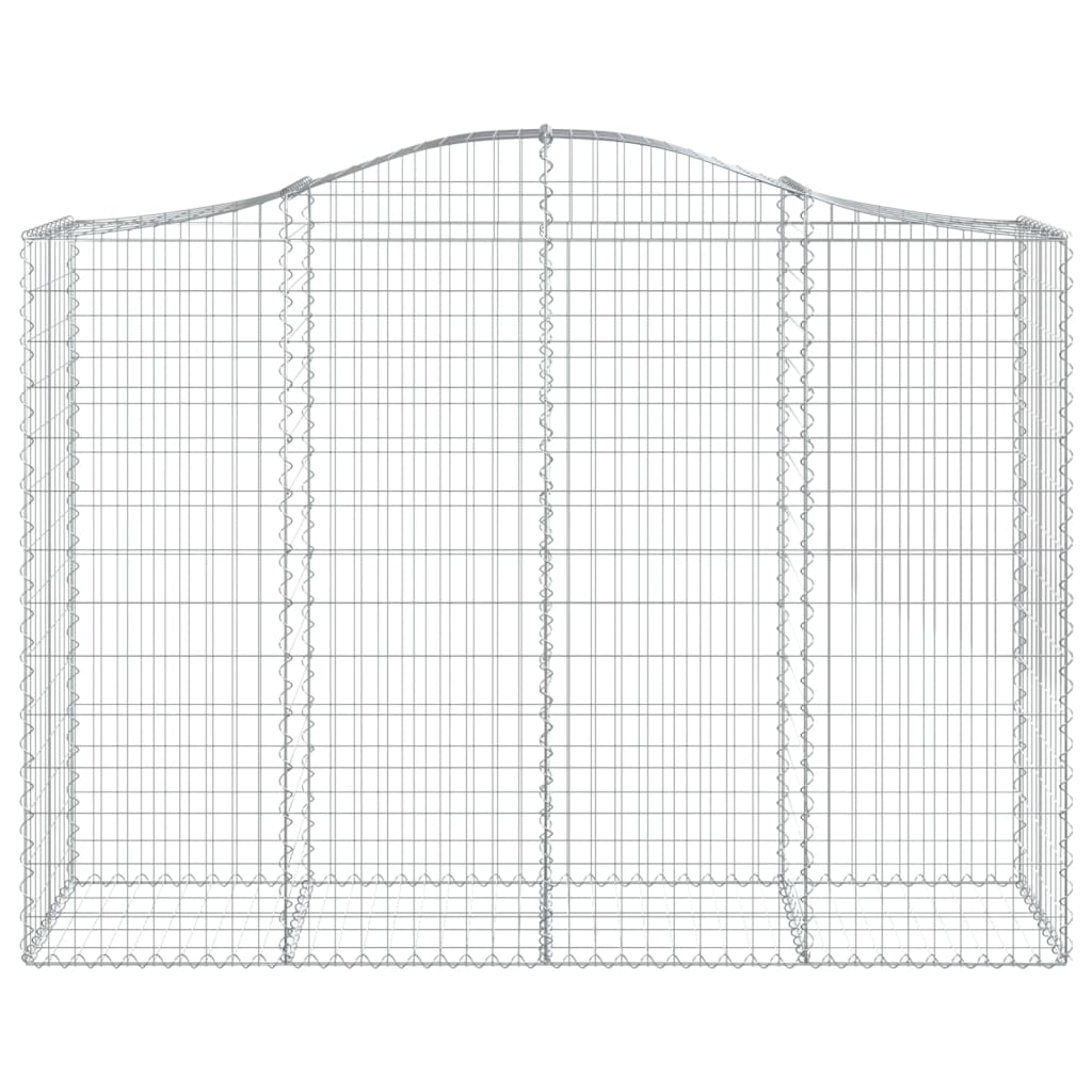 vidaXL Συρματοκιβώτια Τοξωτά 11 τεμ. 200x50x140/160 εκ. Γαλβαν. Ατσάλι - Image 4