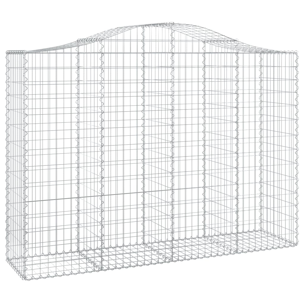 vidaXL Συρματοκιβώτια Τοξωτά 14 τεμ. 200x50x140/160 εκ. Γαλβαν. Ατσάλι - Image 3