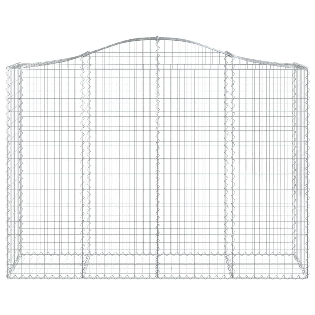 vidaXL Συρματοκιβώτια Τοξωτά 14 τεμ. 200x50x140/160 εκ. Γαλβαν. Ατσάλι - Image 4