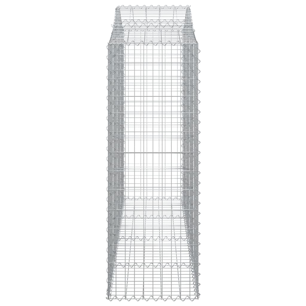 vidaXL Συρματοκιβώτια Τοξωτά 14 τεμ. 200x50x140/160 εκ. Γαλβαν. Ατσάλι - Image 5