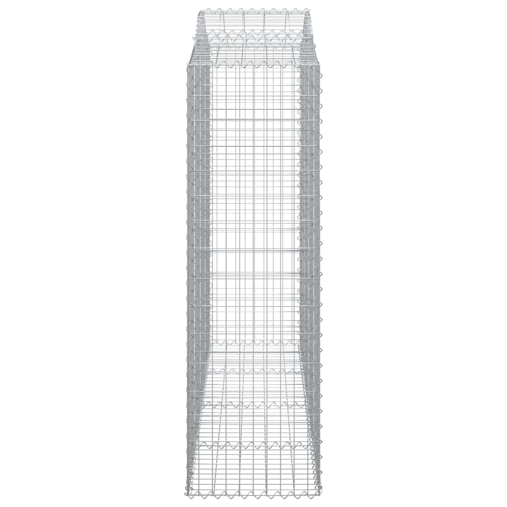 vidaXL Συρματοκιβώτια Τοξωτά 11 τεμ. 200x50x160/180 εκ. Γαλβαν. Ατσάλι - Image 5