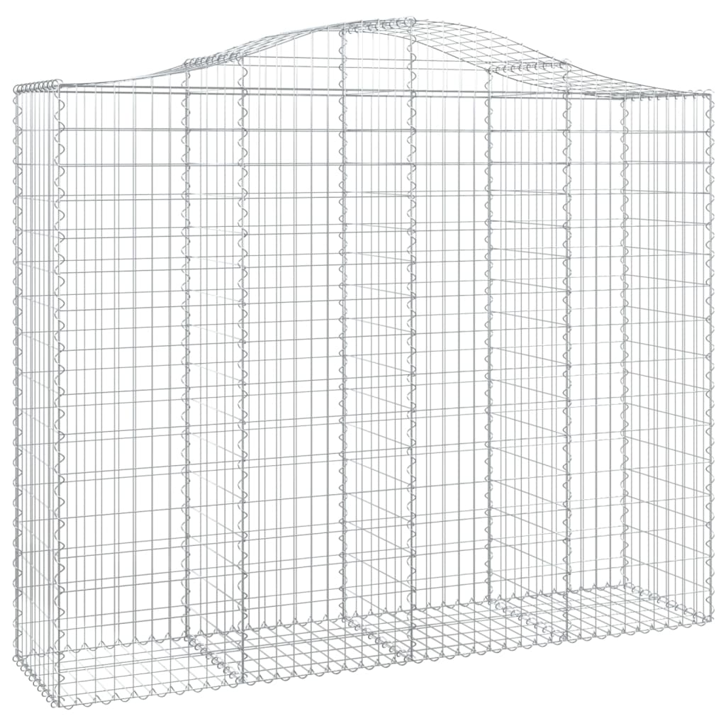 vidaXL Συρματοκιβώτια Τοξωτά 20 τεμ. 200x50x160/180 εκ. Γαλβαν. Ατσάλι - Image 3