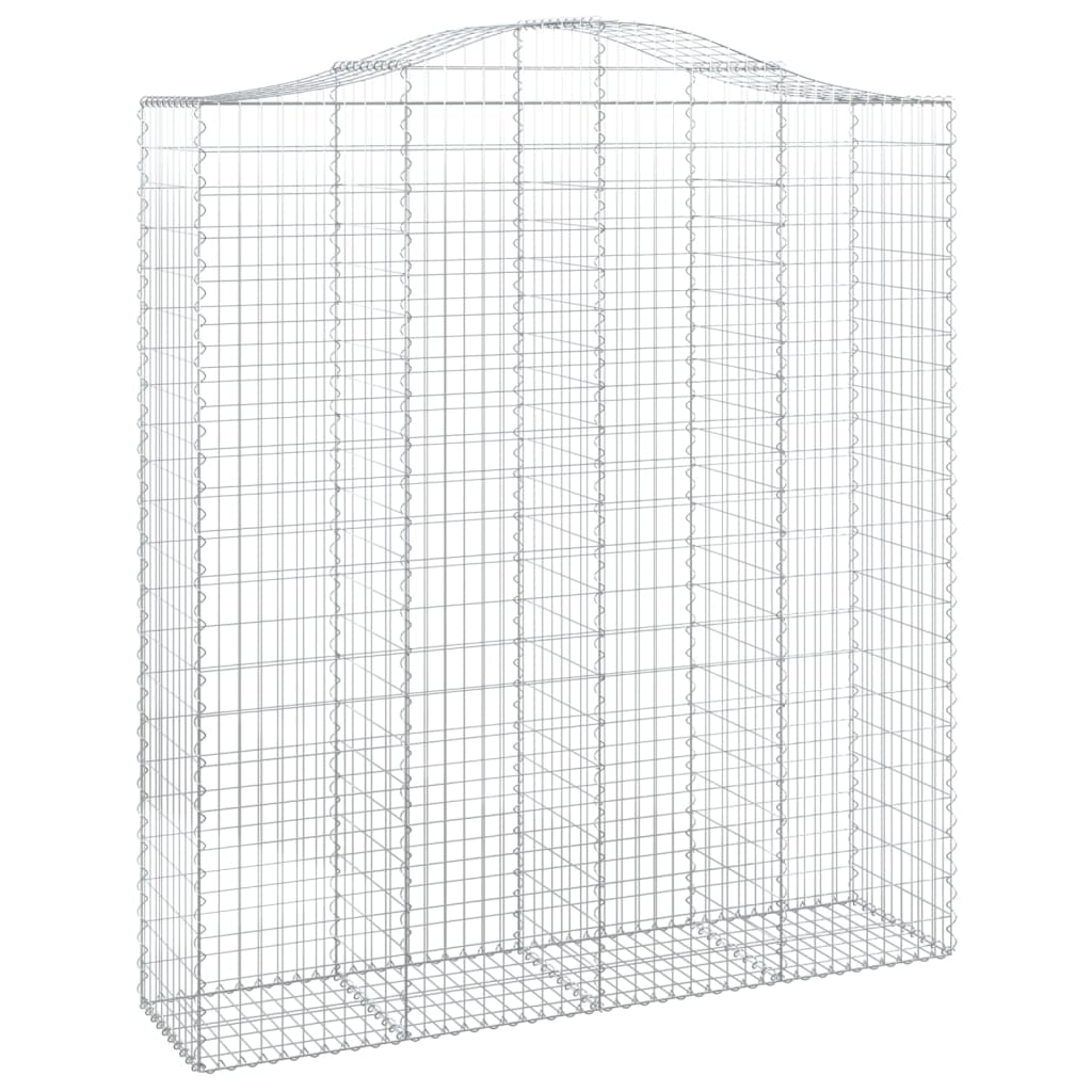 vidaXL Συρματοκιβώτια Τοξωτά 11 τεμ. 200x50x220/240 εκ. Γαλβαν. Ατσάλι - Image 3