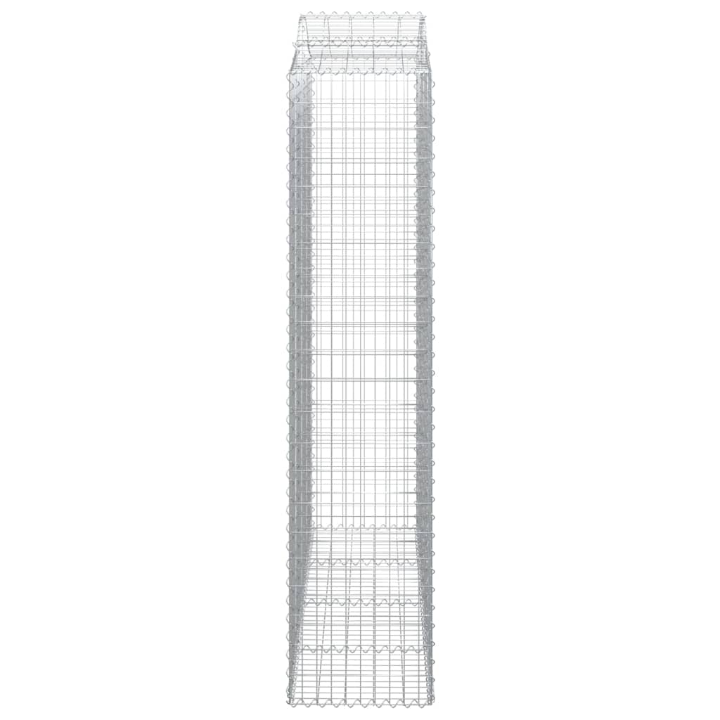 vidaXL Συρματοκιβώτια Τοξωτά 11 τεμ. 200x50x220/240 εκ. Γαλβαν. Ατσάλι - Image 5