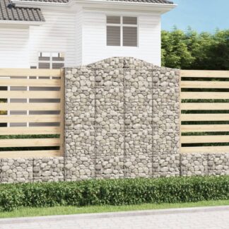 vidaXL Συρματοκιβώτια Τοξωτά 13 τεμ. 200x50x220/240 εκ. Γαλβαν. Ατσάλι