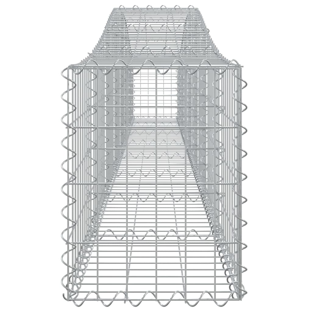vidaXL Συρματοκιβώτια Τοξωτά 5 τεμ. 400x30x40/60 εκ. Γαλβαν. Ατσάλι - Image 5