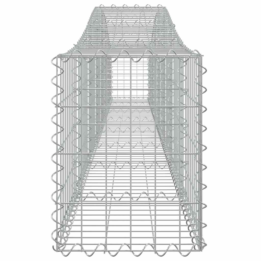 vidaXL Συρματοκιβώτια Τοξωτά 9 τεμ. 400x30x40/60 εκ. Γαλβαν. Ατσάλι - Image 5
