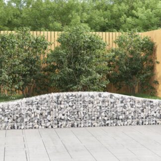 vidaXL Συρματοκιβώτια Τοξωτά 25 τεμ. 400x30x40/60 εκ. Γαλβαν. Ατσάλι