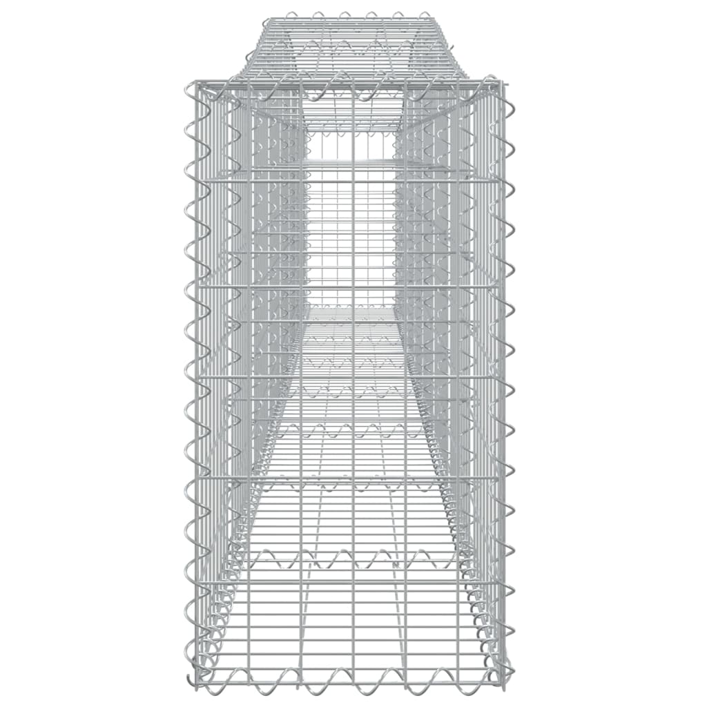 vidaXL Συρματοκιβώτια Τοξωτά 9 τεμ. 400x30x60/80 εκ. Γαλβαν. Ατσάλι - Image 5