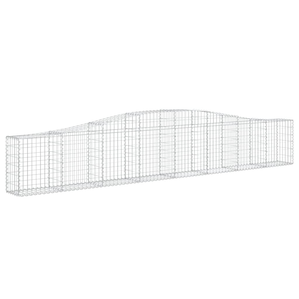 vidaXL Συρματοκιβώτια Τοξωτά 20 τεμ. 400x30x60/80 εκ. Γαλβαν. Ατσάλι - Image 3
