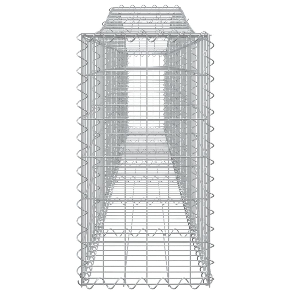 vidaXL Συρματοκιβώτια Τοξωτά 20 τεμ. 400x30x60/80 εκ. Γαλβαν. Ατσάλι - Image 5