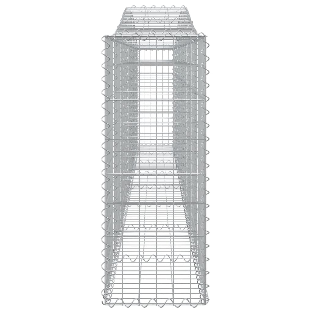 vidaXL Συρματοκιβώτια Τοξωτά 5 τεμ. 400x30x80/100 εκ. Γαλβαν. Ατσάλι - Image 5
