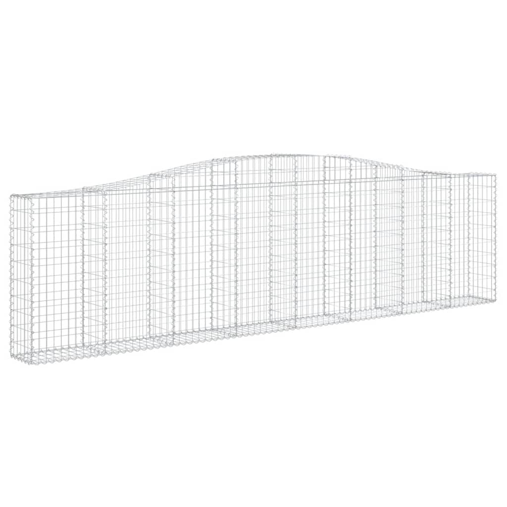 vidaXL Συρματοκιβώτια Τοξωτά 25 τεμ. 400x30x100/120 εκ. Γαλβαν. Ατσάλι - Image 3