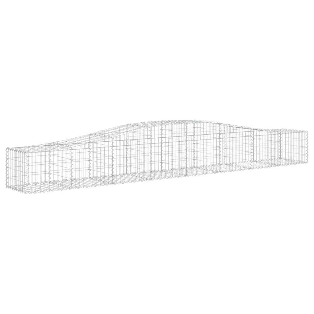 vidaXL Συρματοκιβώτια Τοξωτά 20 τεμ. 400x50x40/60 εκ. Γαλβαν. Ατσάλι - Image 3