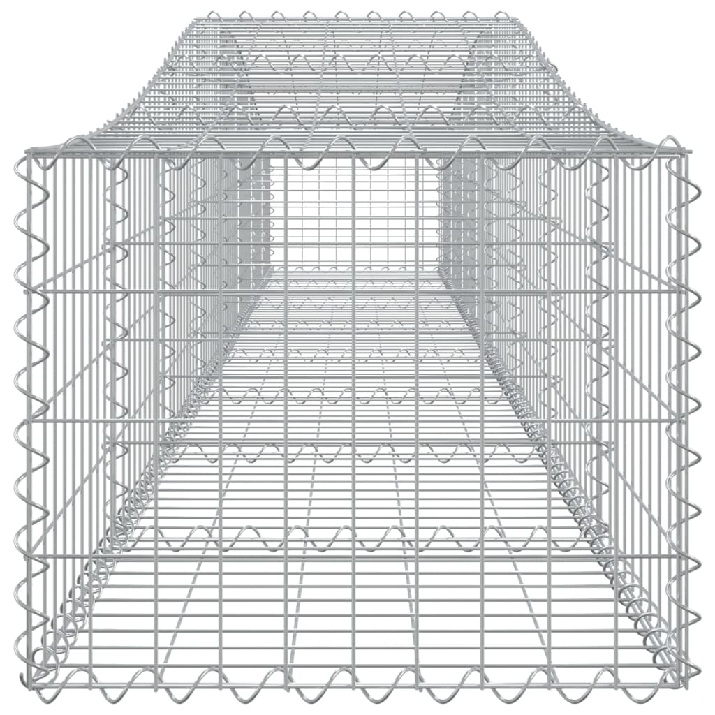 vidaXL Συρματοκιβώτια Τοξωτά 25 τεμ. 400x50x40/60 εκ. Γαλβαν. Ατσάλι - Image 5