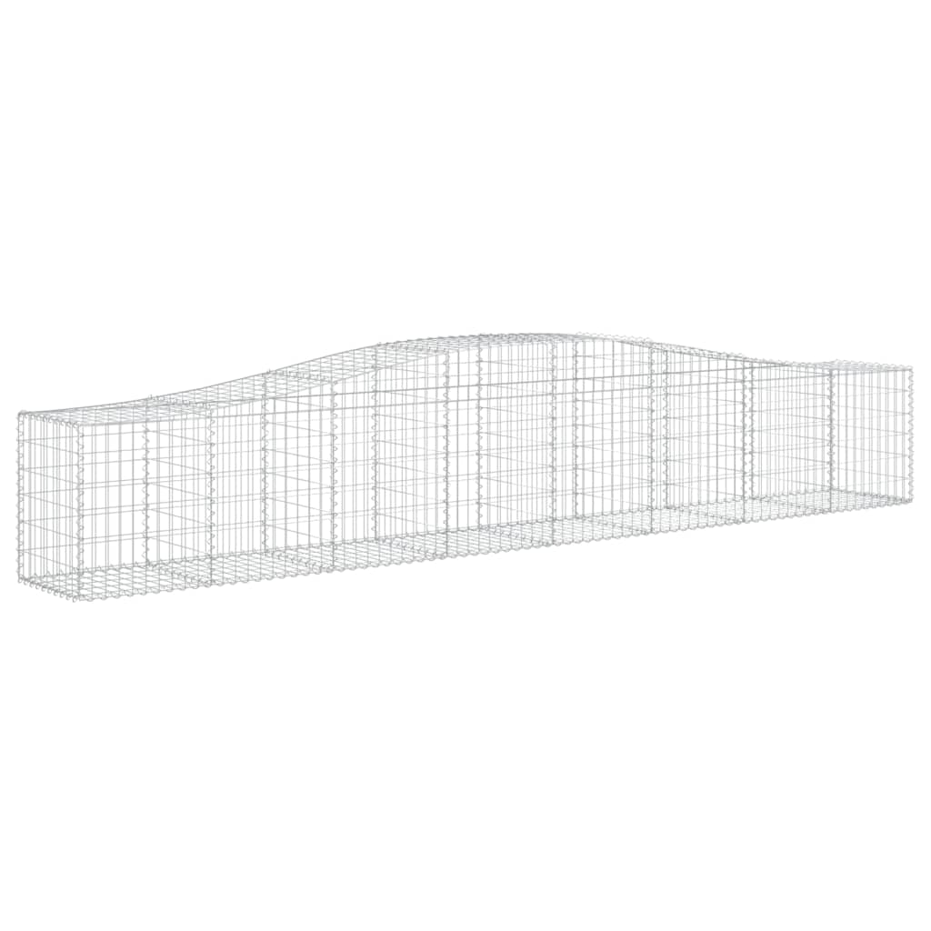 vidaXL Συρματοκιβώτια Τοξωτά 20 τεμ. 400x50x60/80 εκ. Γαλβαν. Ατσάλι - Image 3