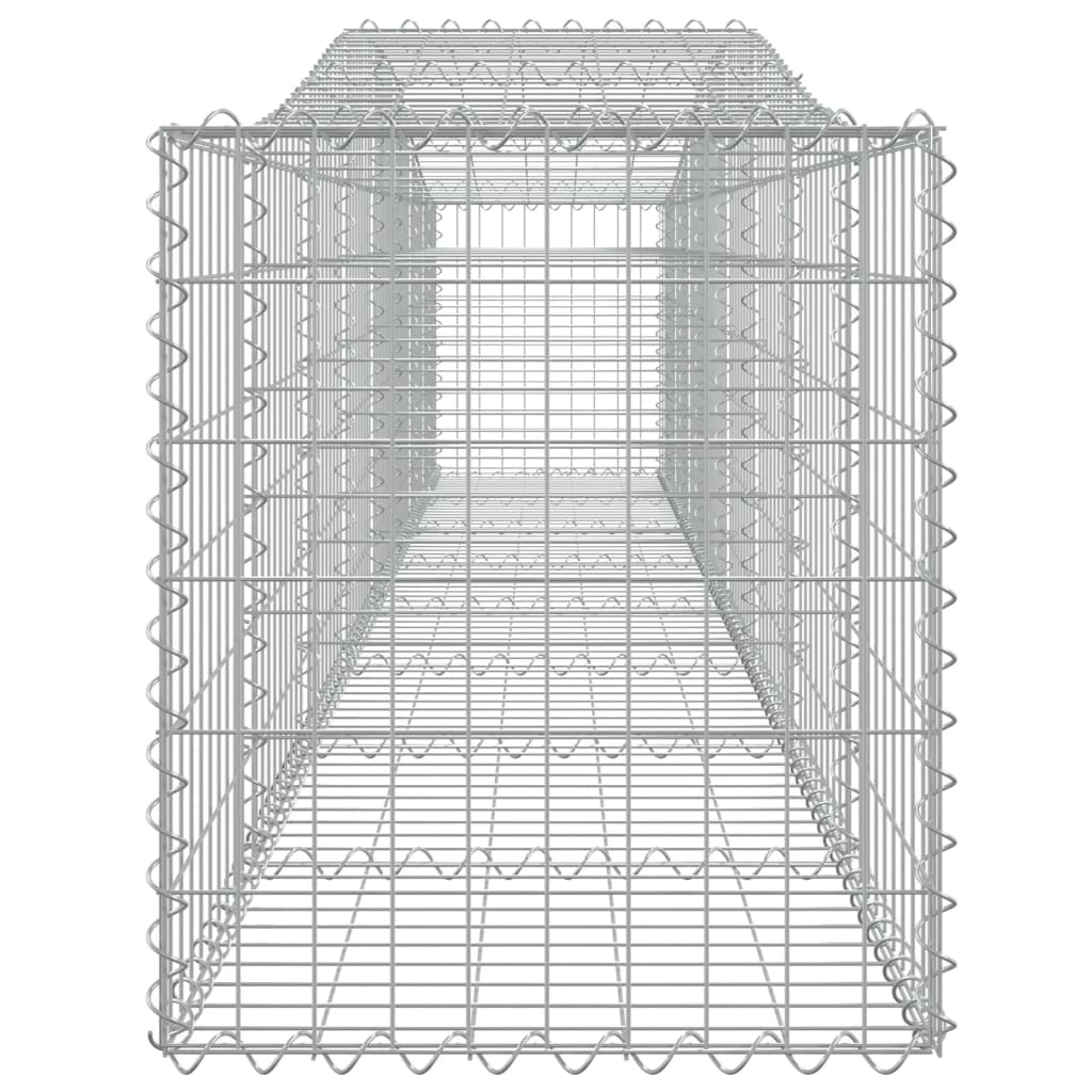 vidaXL Συρματοκιβώτια Τοξωτά 20 τεμ. 400x50x60/80 εκ. Γαλβαν. Ατσάλι - Image 5