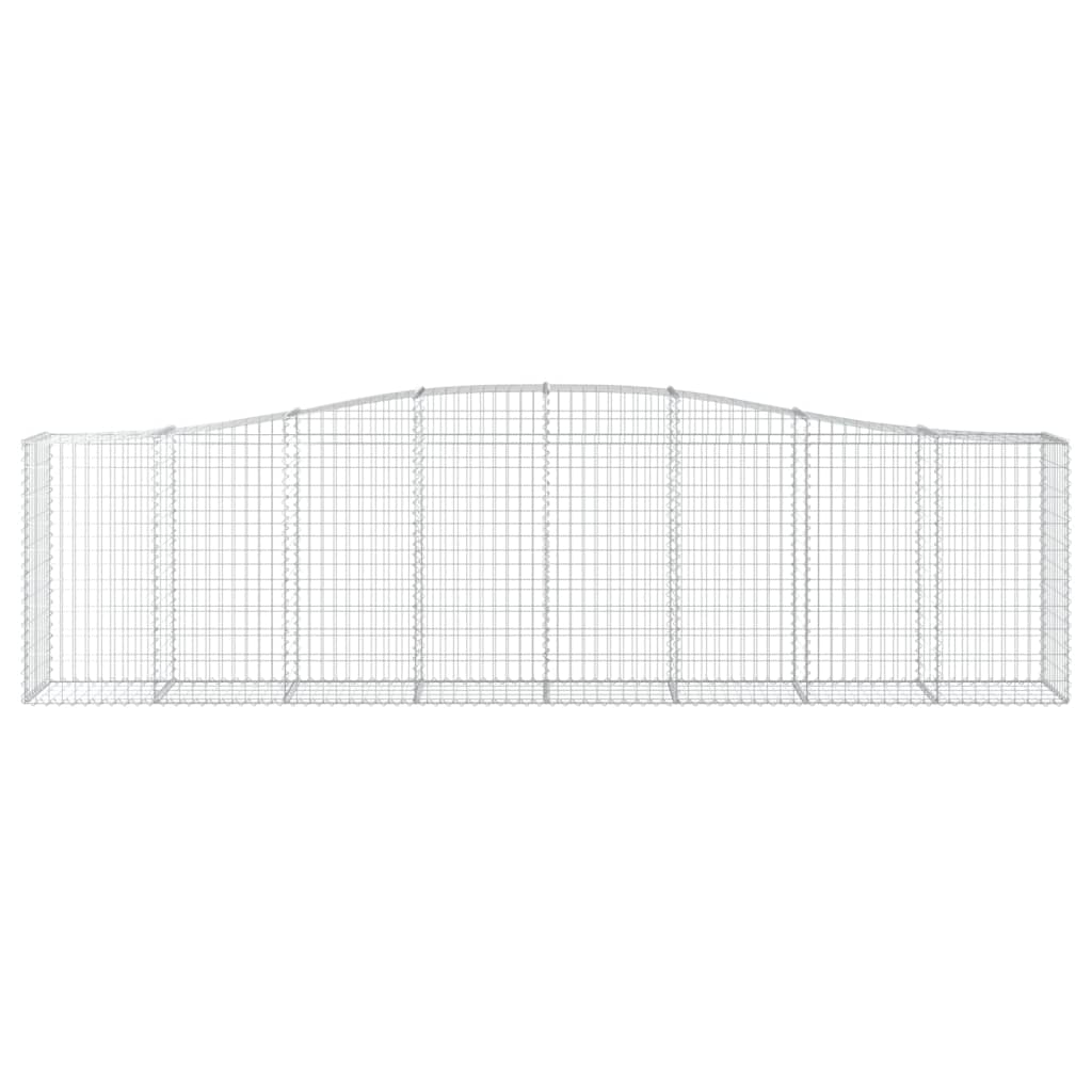 vidaXL Συρματοκιβώτια Τοξωτά 20 τεμ. 400x50x100/120 εκ. Γαλβαν. Ατσάλι - Image 4