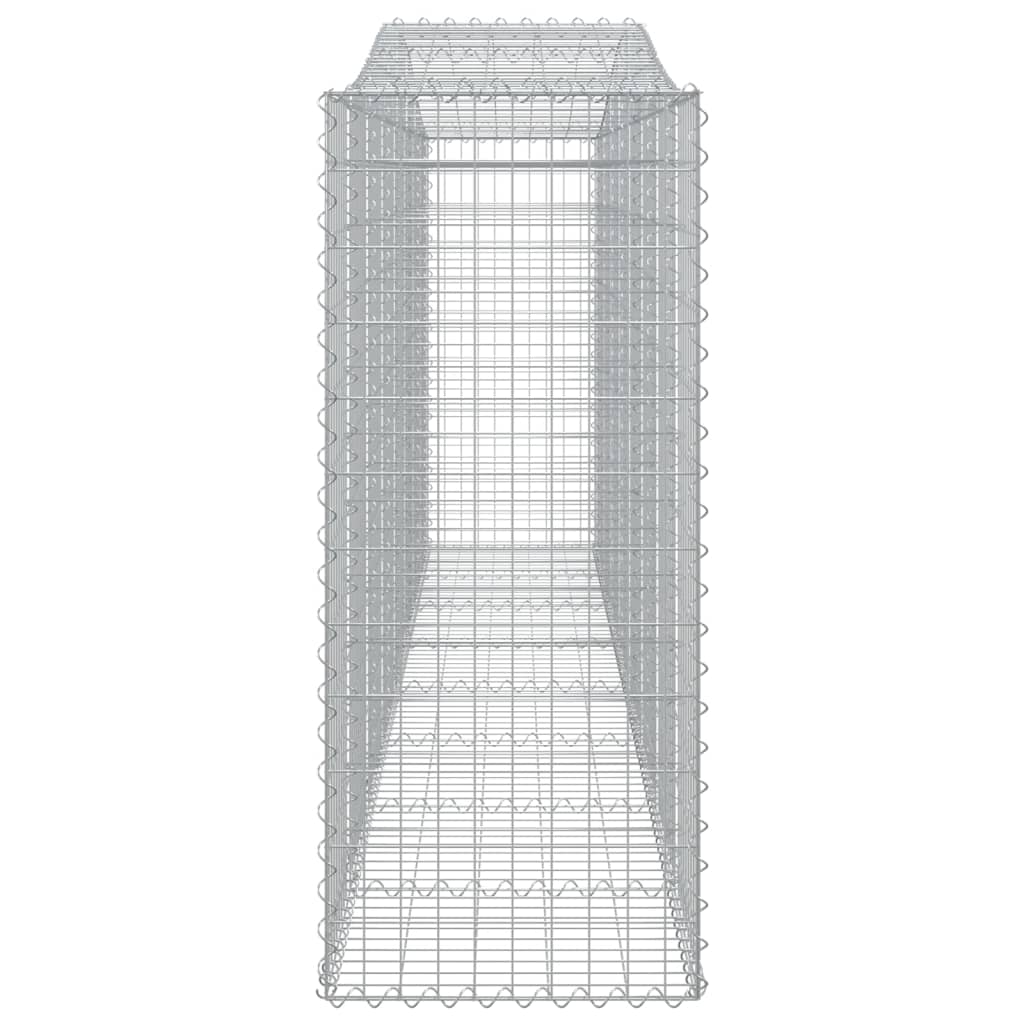 vidaXL Συρματοκιβώτια Τοξωτά 9 τεμ. 400x50x120/140 εκ. Γαλβαν. Ατσάλι - Image 5