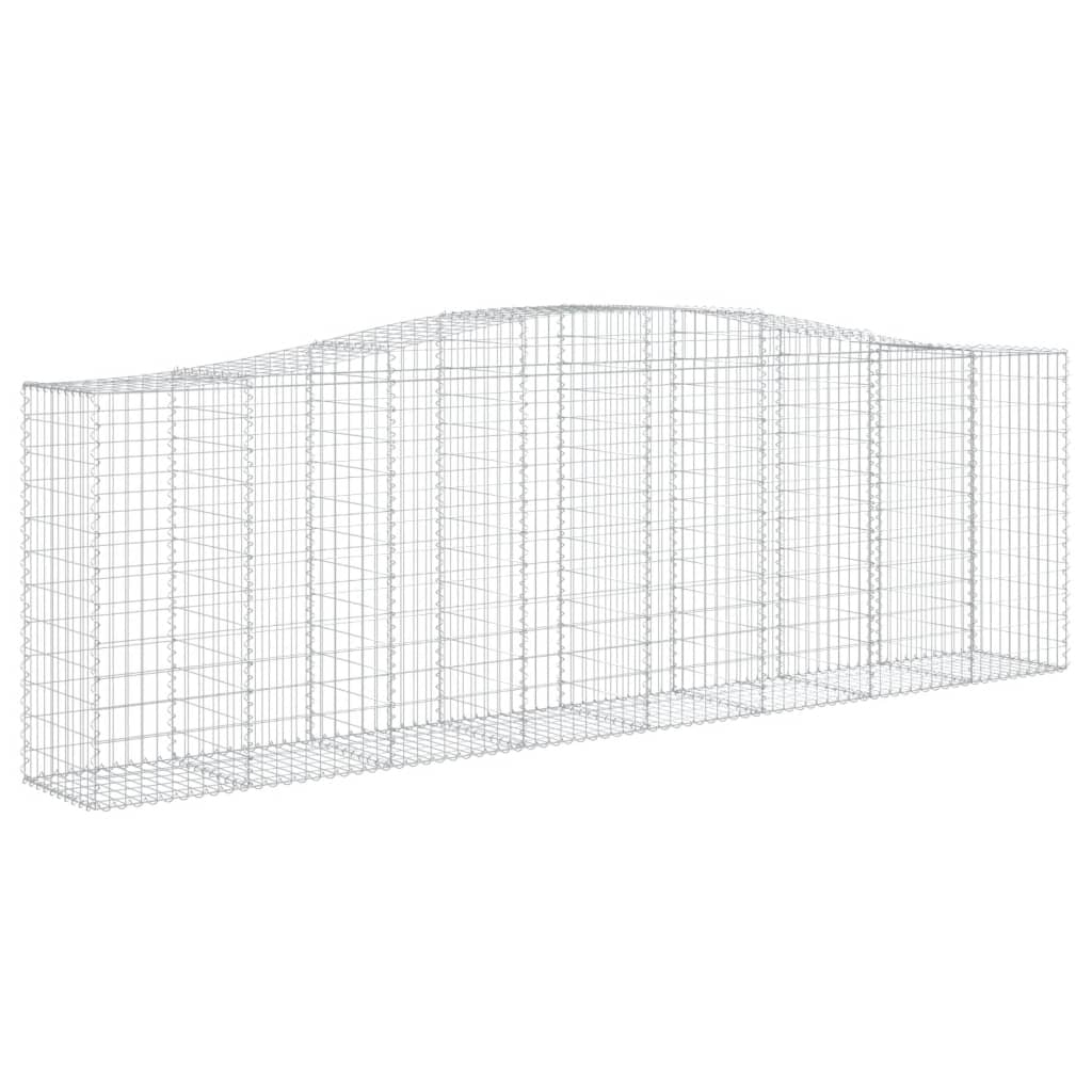 vidaXL Συρματοκιβώτια Τοξωτά 20 τεμ. 400x50x120/140 εκ. Γαλβαν. Ατσάλι - Image 3