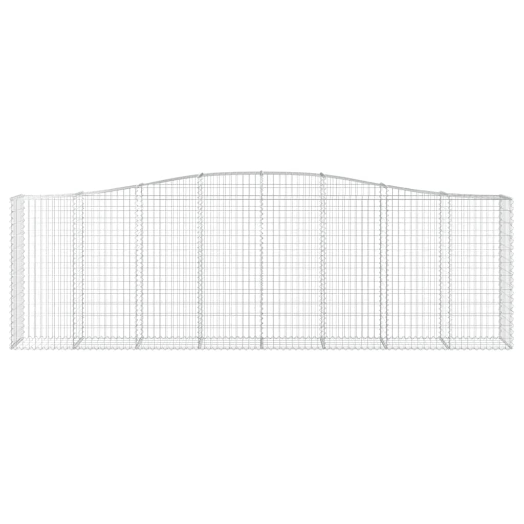 vidaXL Συρματοκιβώτια Τοξωτά 20 τεμ. 400x50x120/140 εκ. Γαλβαν. Ατσάλι - Image 4