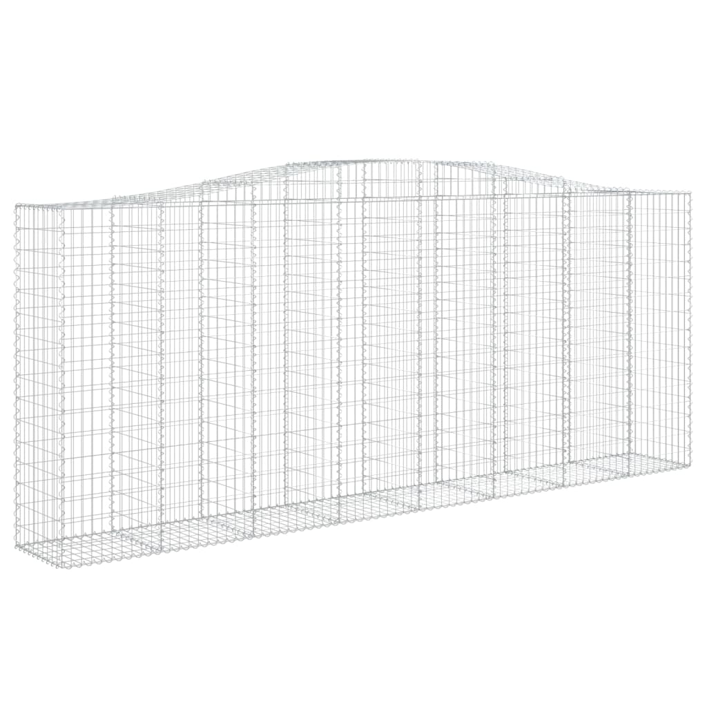 vidaXL Συρματοκιβώτια Τοξωτά 5 τεμ. 400x50x160/180 εκ. Γαλβαν. Ατσάλι - Image 3