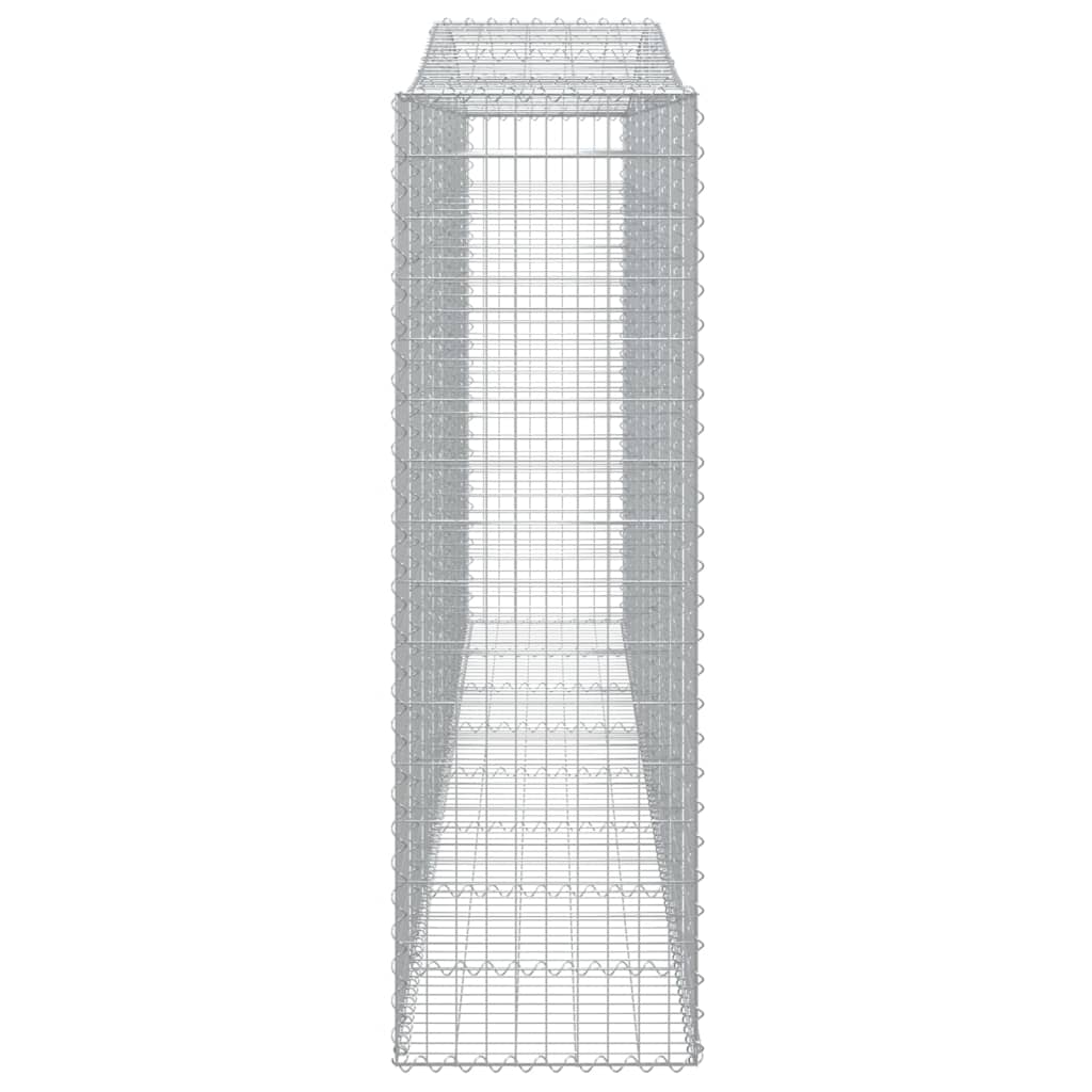 vidaXL Συρματοκιβώτια Τοξωτά 6 τεμ. 400x50x160/180 εκ. Γαλβαν. Ατσάλι - Image 5