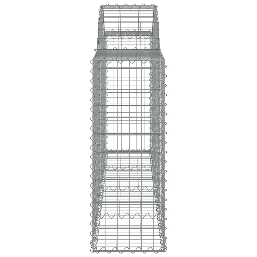 vidaXL Συρματοκιβώτια Τοξωτά 18 τεμ. 200x30x80/100 εκ. Γαλβαν. Ατσάλι - Image 5
