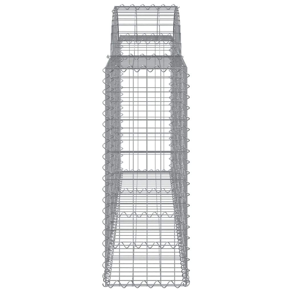 vidaXL Συρματοκιβώτια Τοξωτά 25 τεμ. 200x30x80/100 εκ. Γαλβαν. Ατσάλι - Image 5