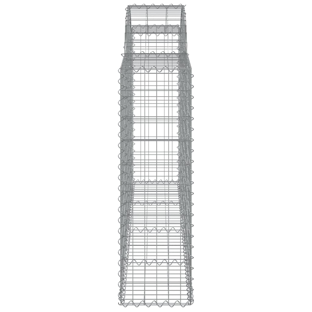vidaXL Συρματοκιβώτια Τοξωτά 15 τεμ. 200x30x100/120 εκ. Γαλβαν. Ατσάλι - Image 5
