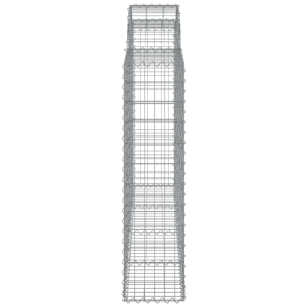 vidaXL Συρματοκιβώτια Τοξωτά 11 τεμ. 200x30x120/140 εκ. Γαλβαν. Ατσάλι - Image 5