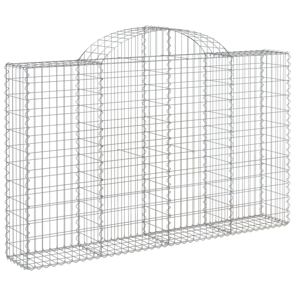 vidaXL Συρματοκιβώτια Τοξωτά 20 τεμ. 200x30x120/140 εκ. Γαλβαν. Ατσάλι - Image 3