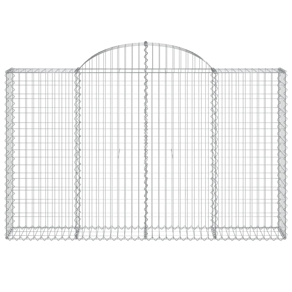 vidaXL Συρματοκιβώτια Τοξωτά 20 τεμ. 200x30x120/140 εκ. Γαλβαν. Ατσάλι - Image 4