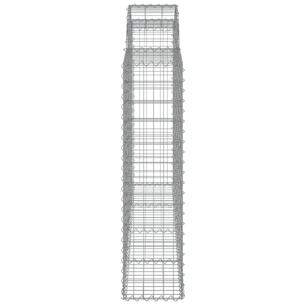 vidaXL Συρματοκιβώτια Τοξωτά 20 τεμ. 200x30x120/140 εκ. Γαλβαν. Ατσάλι - Image 5