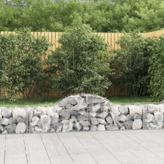 vidaXL Συρματοκιβώτια Τοξωτά 25 τεμ. 200x50x40/60 εκ. Γαλβαν. Ατσάλι