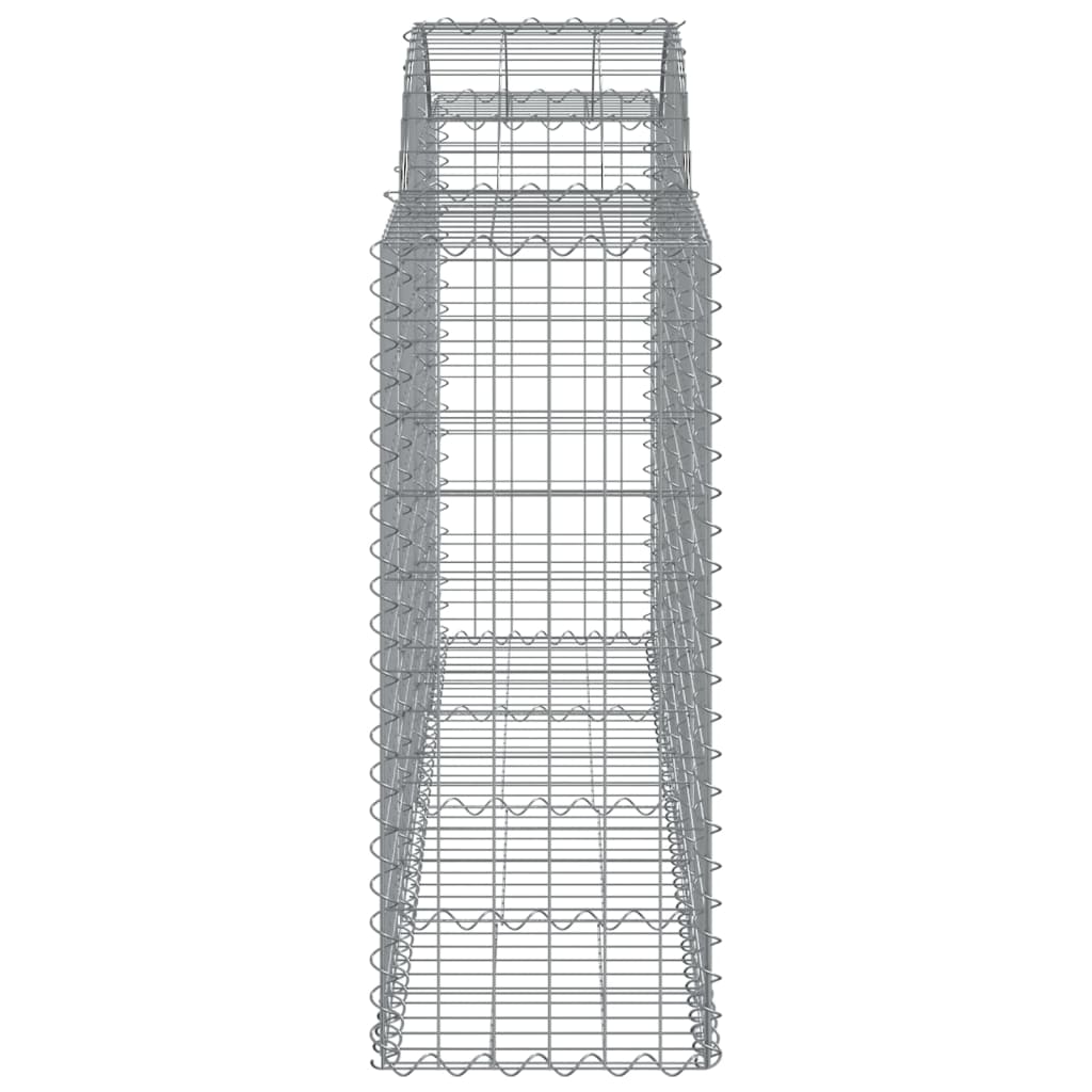 vidaXL Συρματοκιβώτια Τοξωτά 5 τεμ. 200x50x100/120 εκ. Γαλβαν. Ατσάλι - Image 5