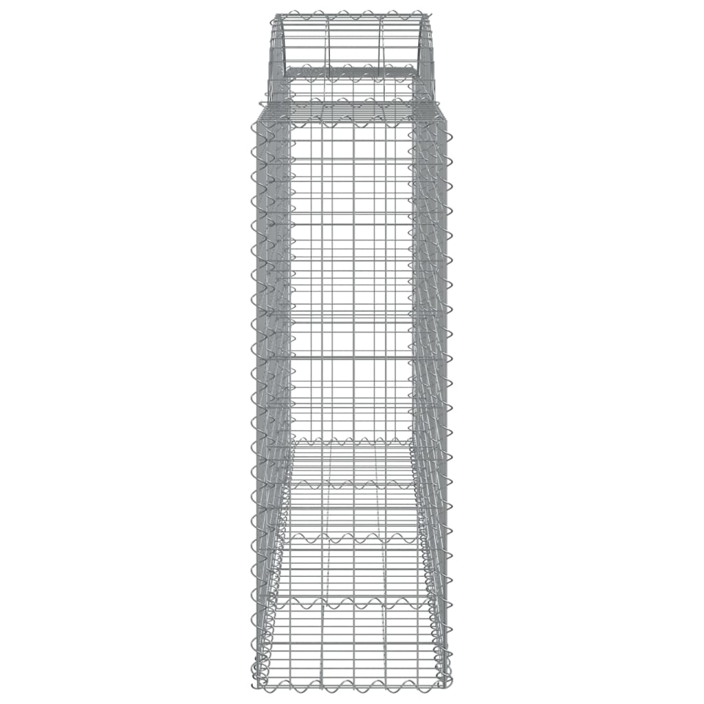 vidaXL Συρματοκιβώτια Τοξωτά 5 τεμ. 200x50x120/140 εκ. Γαλβαν. Ατσάλι - Image 5