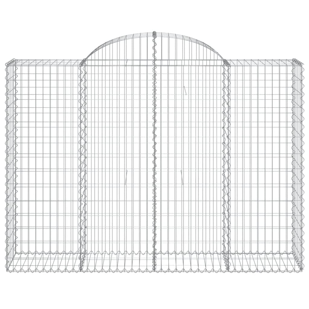 vidaXL Συρματοκιβώτια Τοξωτά 11 τεμ. 200x50x140/160 εκ. Γαλβαν. Ατσάλι - Image 4