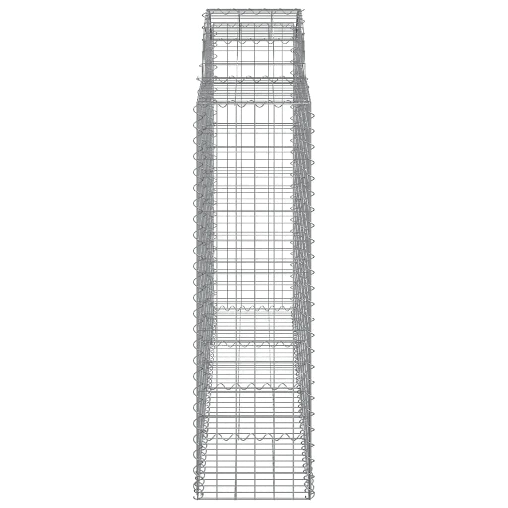 vidaXL Συρματοκιβώτια Τοξωτά 11 τεμ. 200x50x140/160 εκ. Γαλβαν. Ατσάλι - Image 5