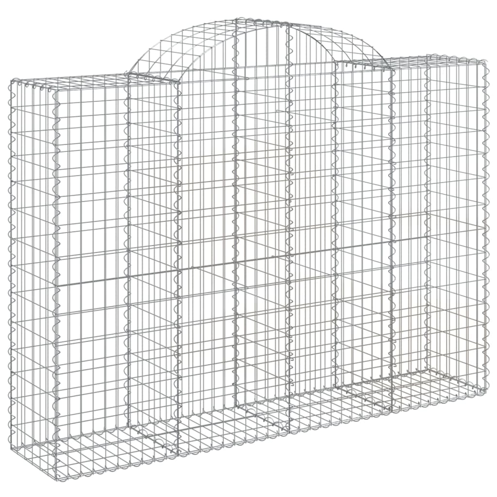vidaXL Συρματοκιβώτια Τοξωτά 25 τεμ. 200x50x140/160 εκ. Γαλβαν. Ατσάλι - Image 3