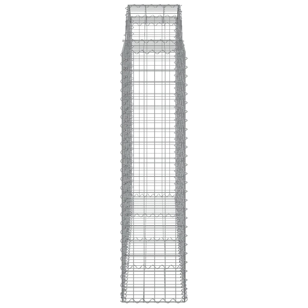 vidaXL Συρματοκιβώτια Τοξωτά 6 τεμ. 200x50x160/180 εκ. Γαλβαν. Ατσάλι - Image 5