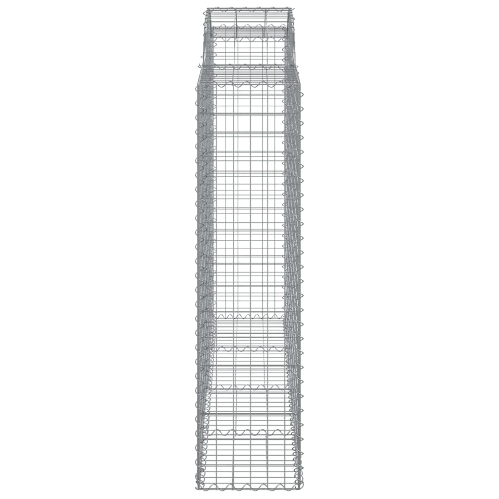 vidaXL Συρματοκιβώτια Τοξωτά 7 τεμ. 200x50x160/180 εκ. Γαλβαν. Ατσάλι - Image 5