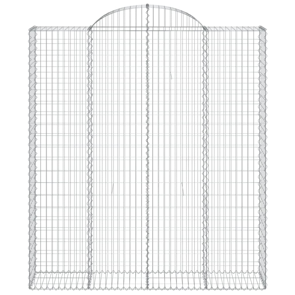 vidaXL Συρματοκιβώτια Τοξωτά 11 τεμ. 200x50x220/240 εκ. Γαλβαν. Ατσάλι - Image 4