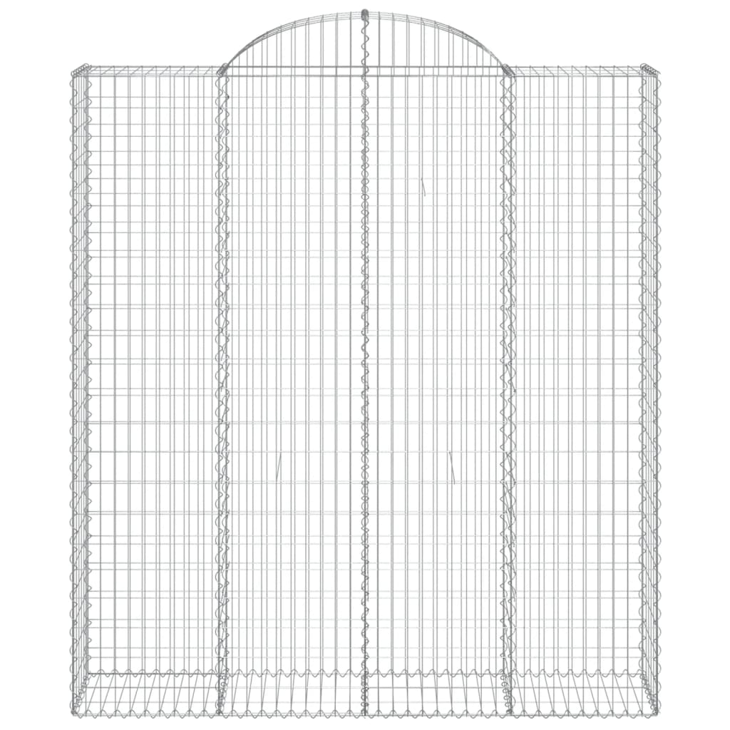vidaXL Συρματοκιβώτια Τοξωτά 13 τεμ. 200x50x220/240 εκ. Γαλβαν. Ατσάλι - Image 4