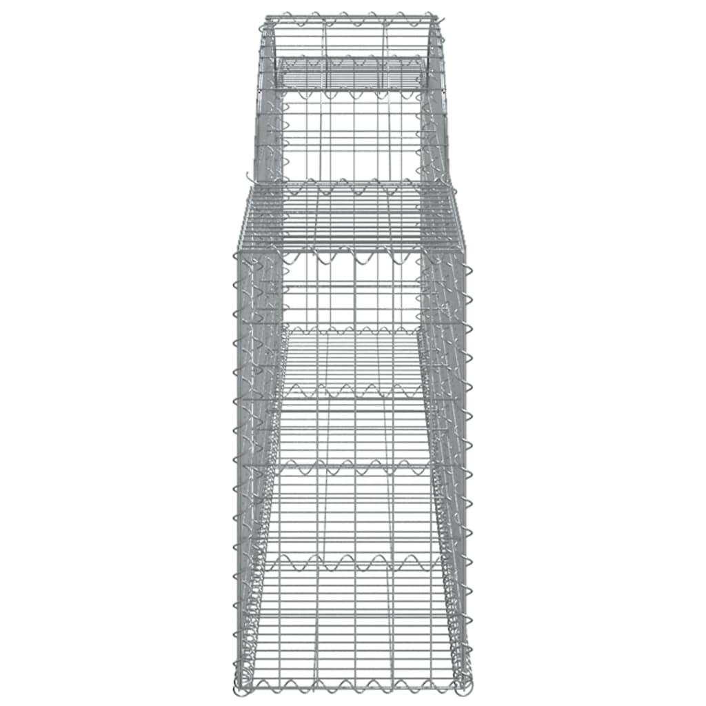 vidaXL Συρματοκιβώτια Τοξωτά 15 τεμ. 300x30x60/80 εκ. Γαλβαν. Ατσάλι - Image 5