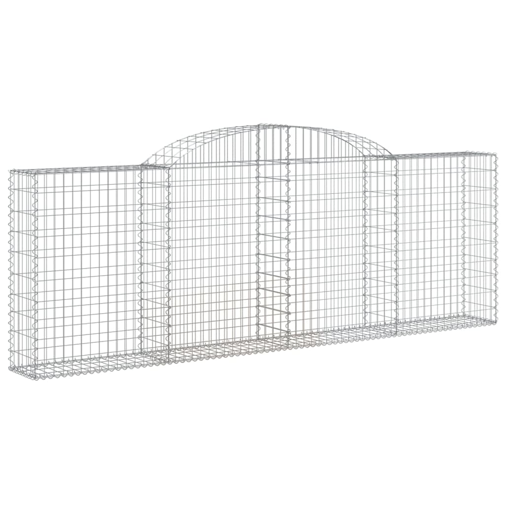 vidaXL Συρματοκιβώτια Τοξωτά 11 τεμ. 300x30x100/120 εκ. Γαλβαν. Ατσάλι - Image 3