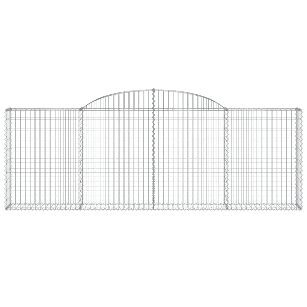 vidaXL Συρματοκιβώτια Τοξωτά 11 τεμ. 300x30x100/120 εκ. Γαλβαν. Ατσάλι - Image 4